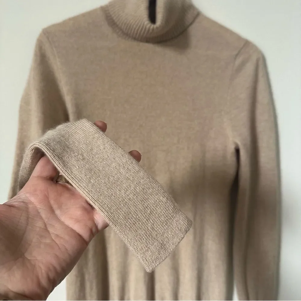 J.Crew Italian Cashmere Turtleneck Sweater Size Medium